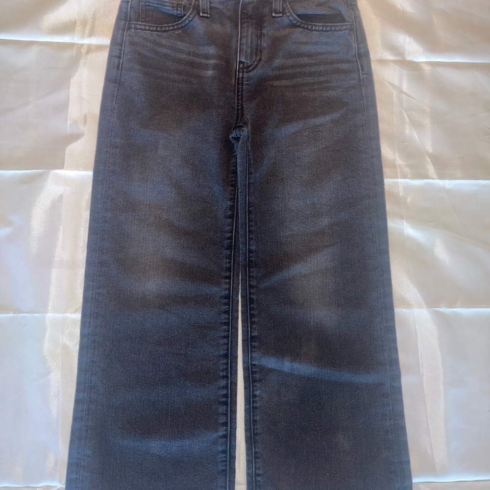 Old Navy Girls Wide Leg Baggy Adjustable Waist Black size 8